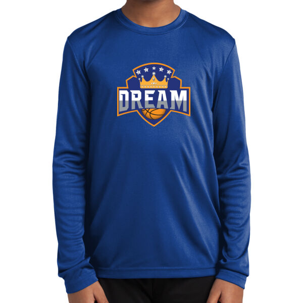 Dream Team Youth Long Sleeve PosiCharge ® Competitor Tee Thumbnail